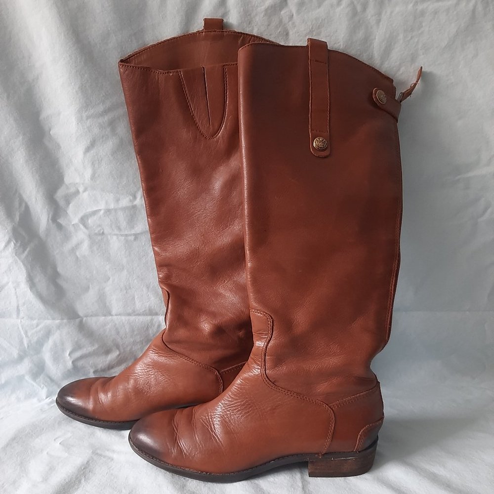 Sam Edelman Penny Leather Riding Boot | Size 6.5W